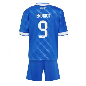 Real Madrid Endrick #9 Tredje Kläder Barn 2025-26 Kortärmad (+ Korta byxor)